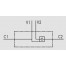Blok ventil enostranski, zelo kratki VBPSE 3/8"  L 2 CEXC